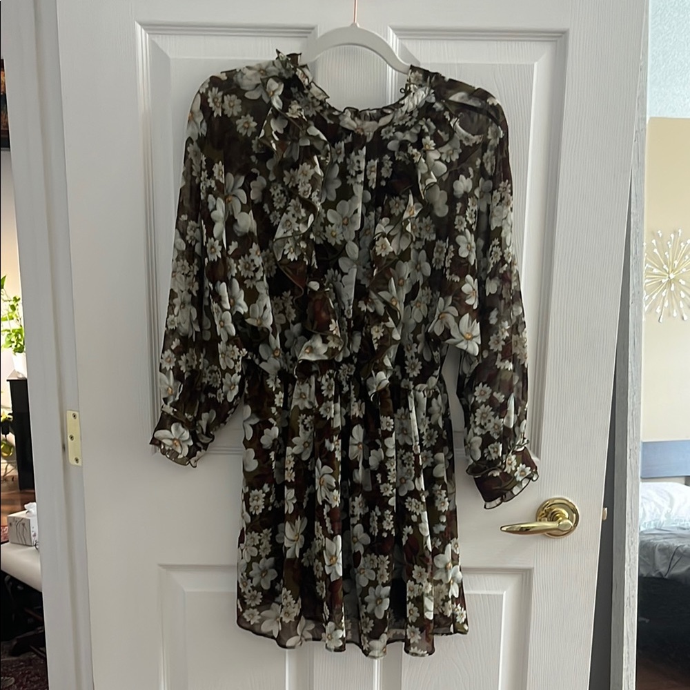Floral Ruffle Dress